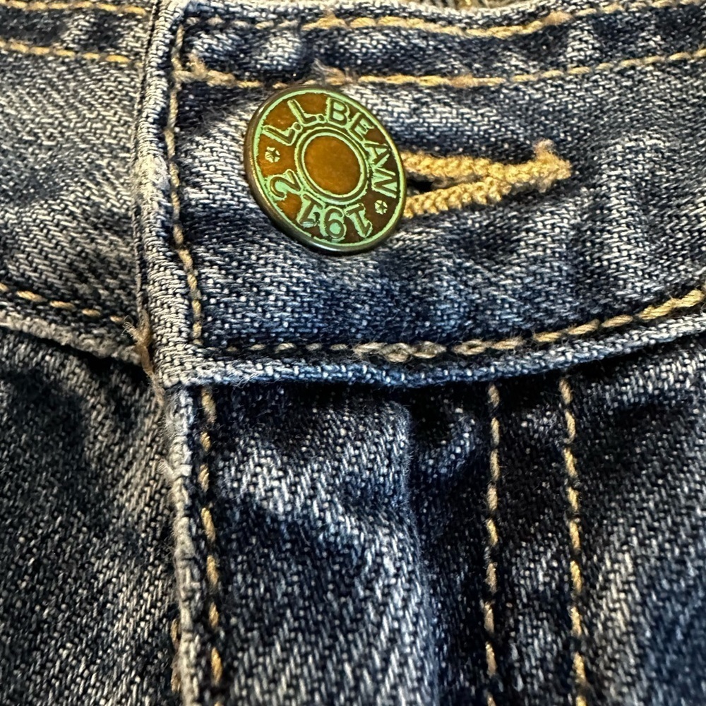 LL Bean Y2K Women Sz: 6 Reg Medium Wash Relaxed Baggy Straight Leg Jeans. - Picture 6 of 11